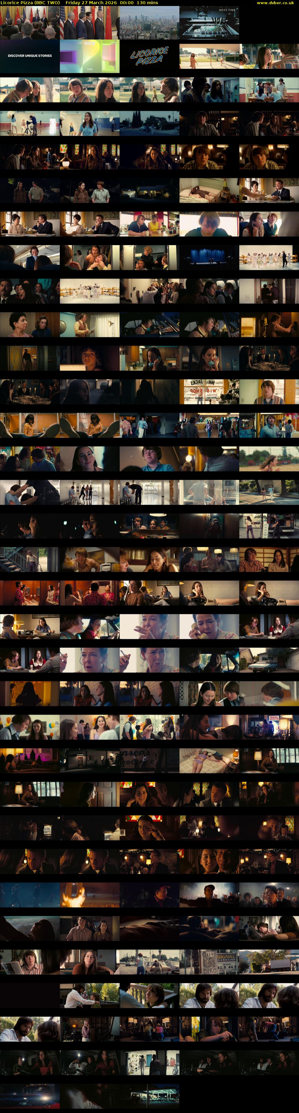 Licorice Pizza (BBC TWO) Friday 27 March 2026 00:00 - 02:10