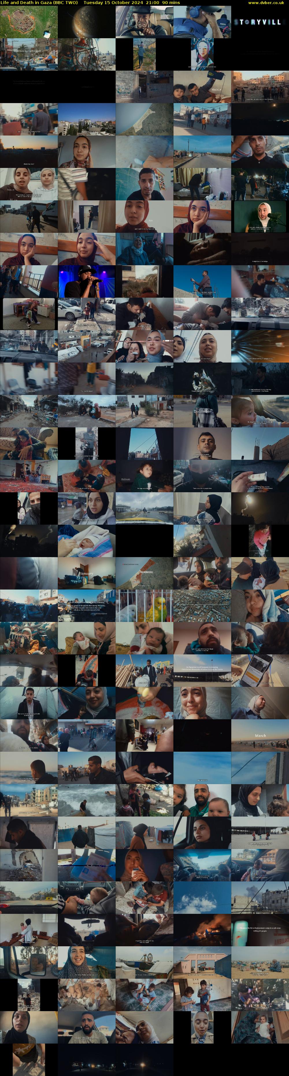 Life and Death in Gaza (BBC TWO) Tuesday 15 October 2024 21:00 - 22:30