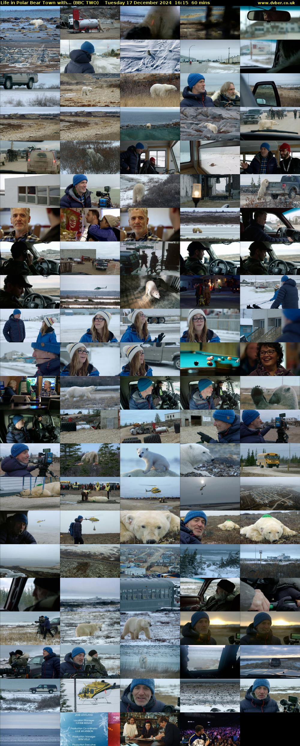 Life in Polar Bear Town with... (BBC TWO) Tuesday 17 December 2024 16:15 - 17:15