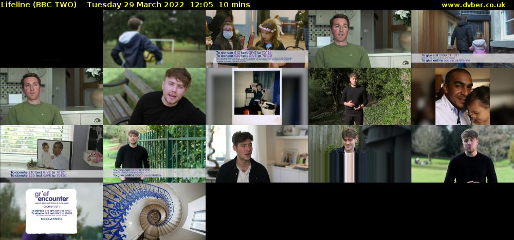 Lifeline (BBC TWO) Tuesday 29 March 2022 12:05 - 12:15