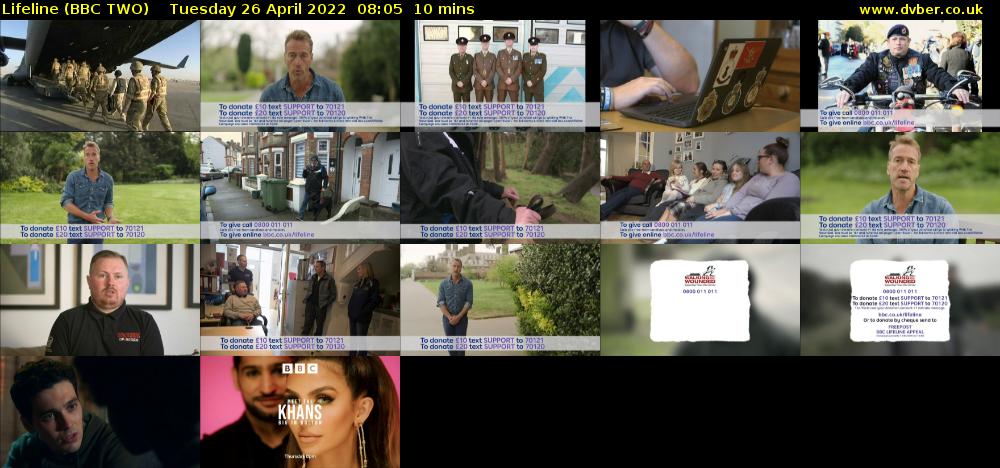 Lifeline (BBC TWO) Tuesday 26 April 2022 08:05 - 08:15
