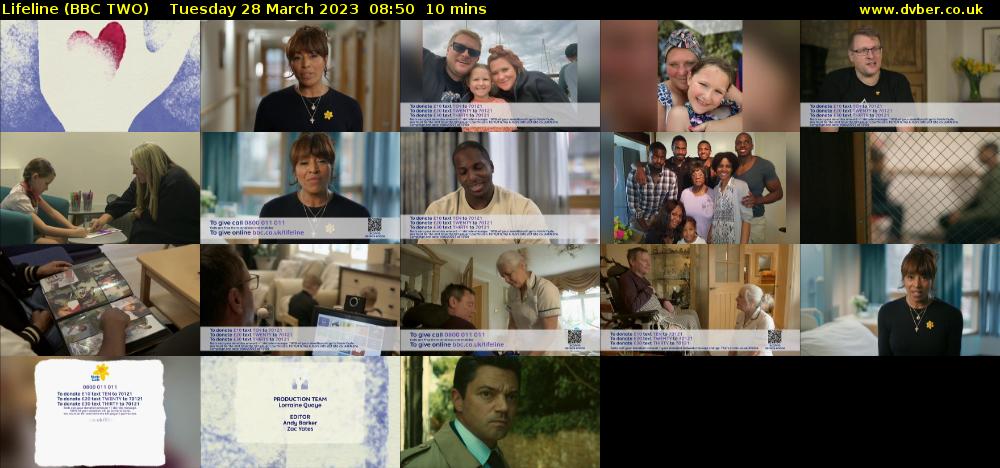Lifeline (BBC TWO) Tuesday 28 March 2023 08:50 - 09:00