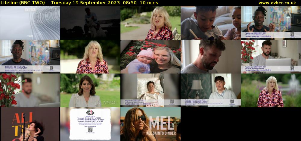 Lifeline (BBC TWO) Tuesday 19 September 2023 08:50 - 09:00