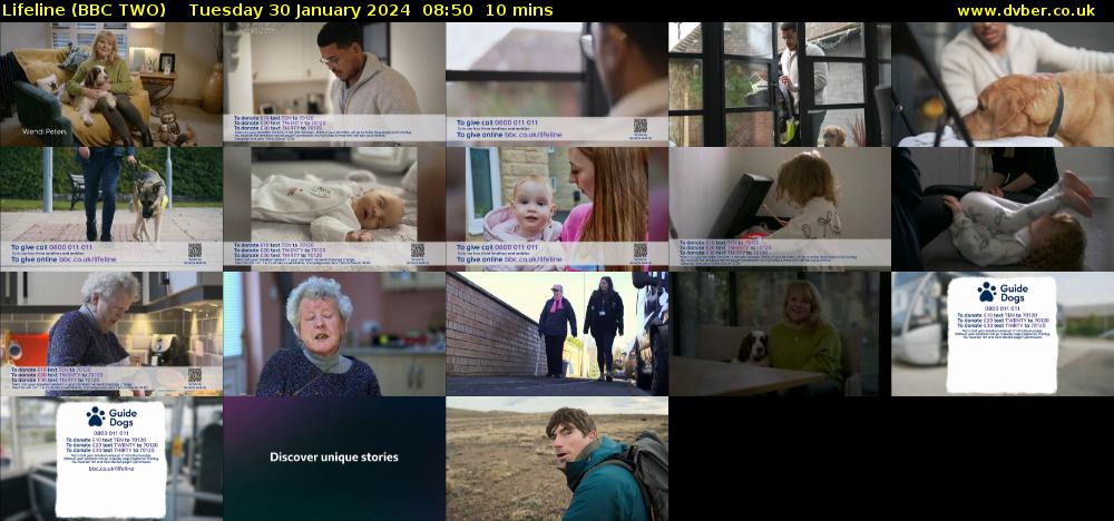 Lifeline (BBC TWO) Tuesday 30 January 2024 08:50 - 09:00