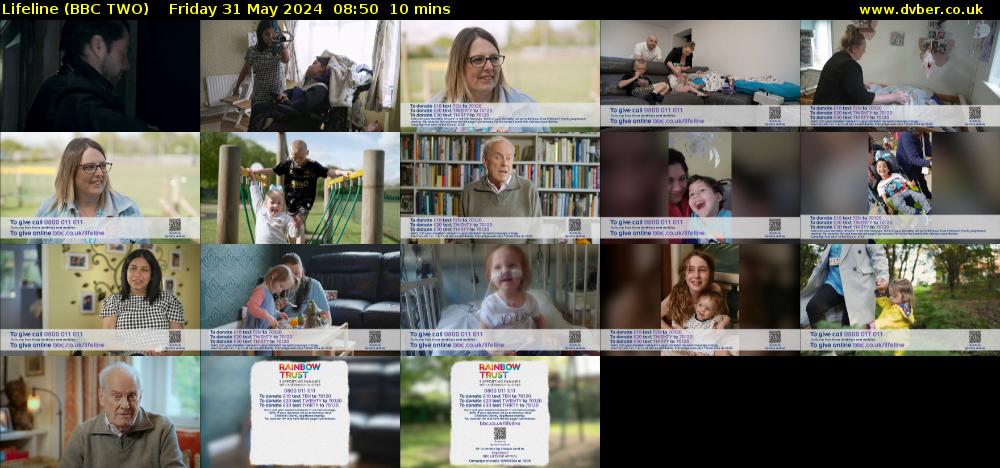 Lifeline (BBC TWO) Friday 31 May 2024 08:50 - 09:00