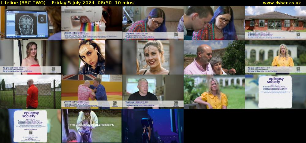 Lifeline (BBC TWO) Friday 5 July 2024 08:50 - 09:00
