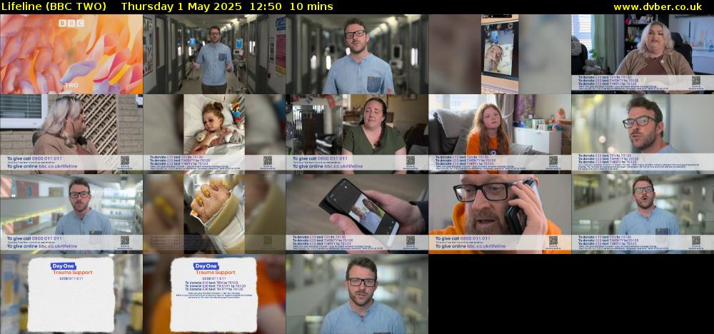 Lifeline (BBC TWO) Thursday 1 May 2025 12:50 - 13:00
