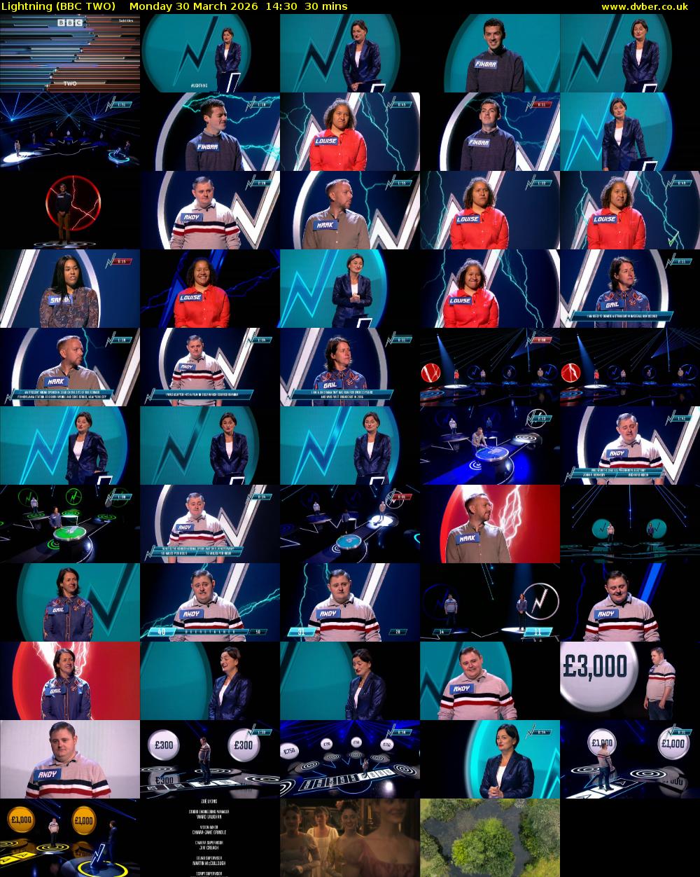 Lightning (BBC TWO) Monday 30 March 2026 14:30 - 15:00