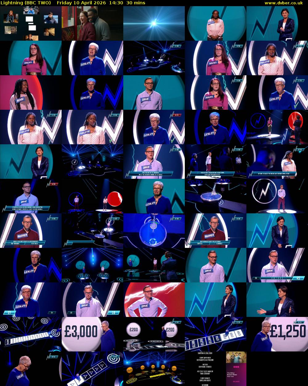 Lightning (BBC TWO) Friday 10 April 2026 14:30 - 15:00