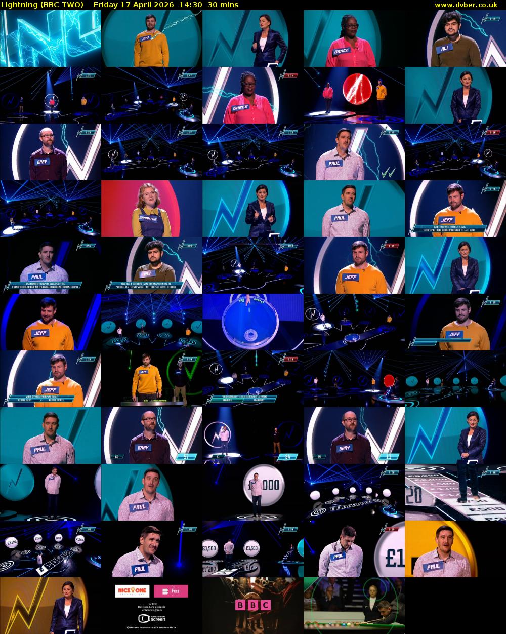 Lightning (BBC TWO) Friday 17 April 2026 14:30 - 15:00