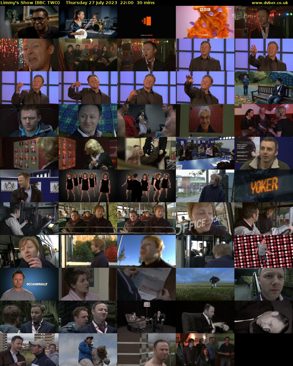 Limmy's Show (BBC TWO) Thursday 27 July 2023 22:00 - 22:30