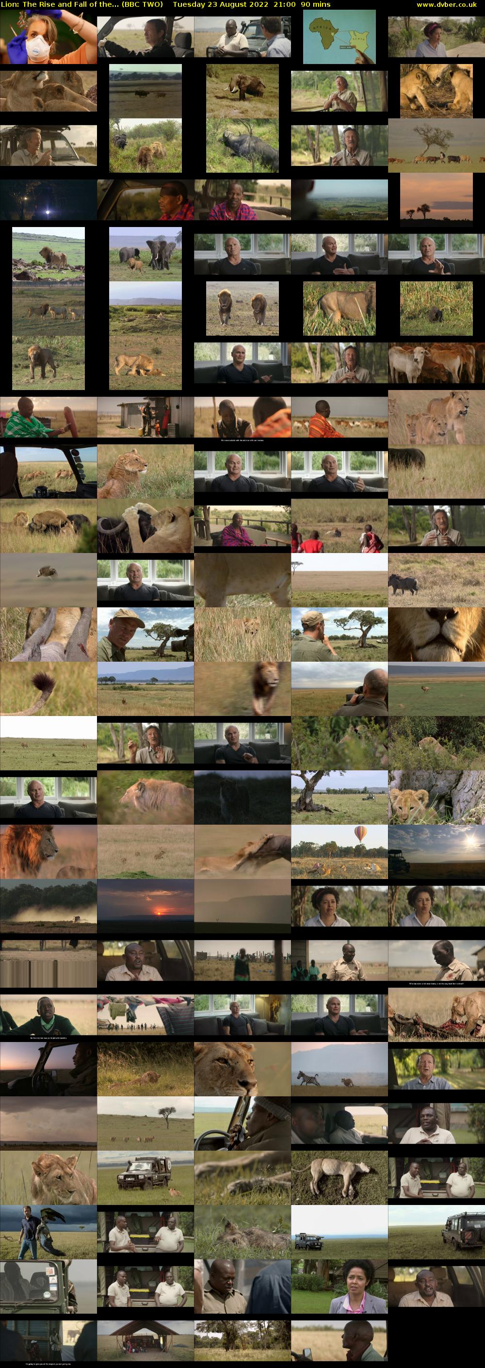 Lion: The Rise and Fall of the... (BBC TWO) Tuesday 23 August 2022 21:00 - 22:30