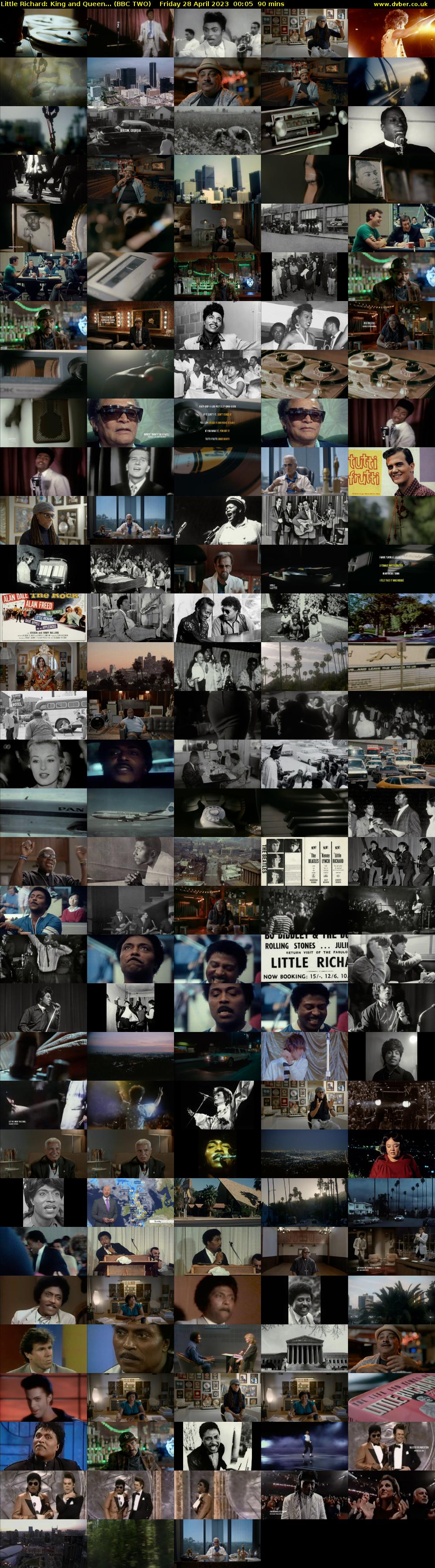 Little Richard: King and Queen... (BBC TWO) Friday 28 April 2023 00:05 - 01:35