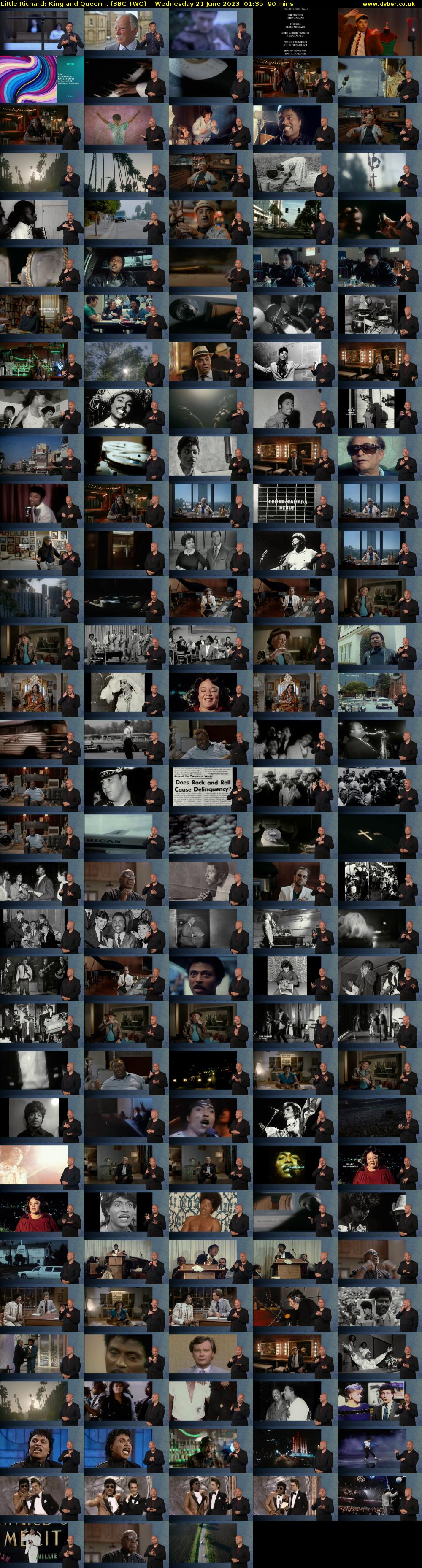 Little Richard: King and Queen... (BBC TWO) Wednesday 21 June 2023 01:35 - 03:05