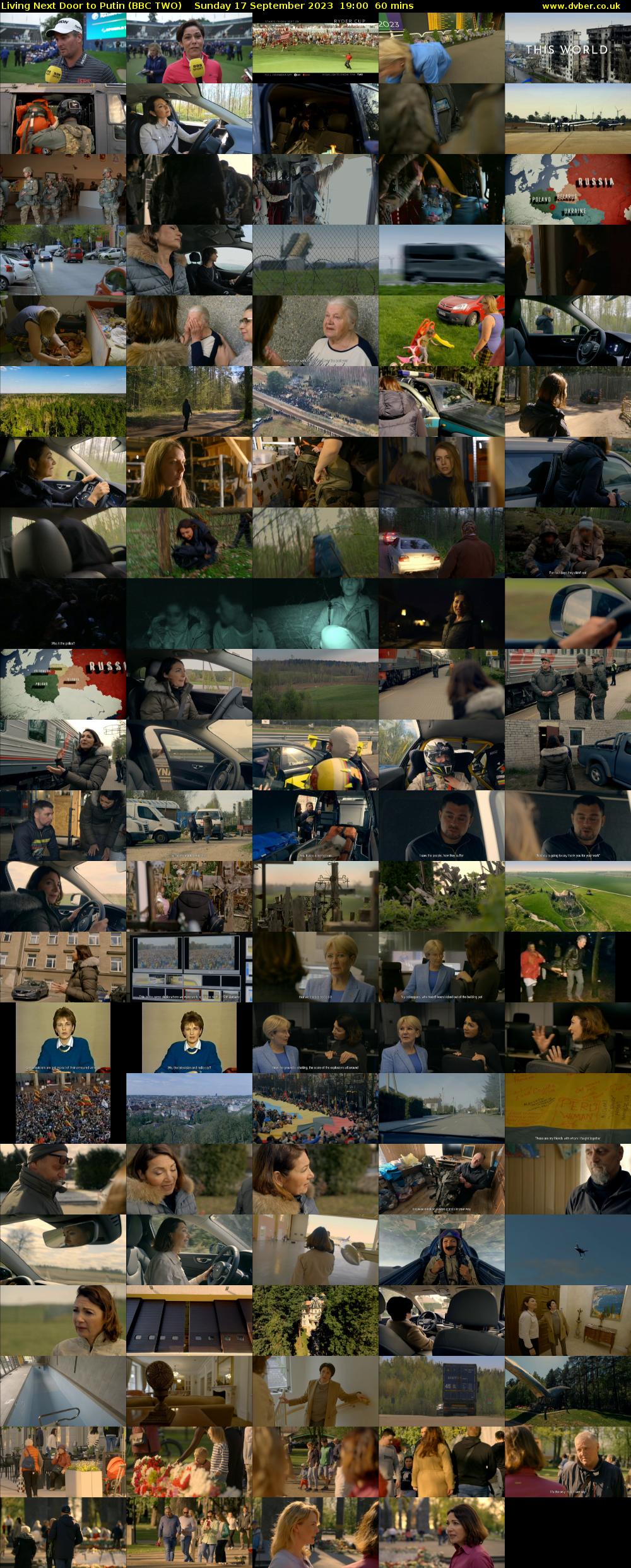 Living Next Door to Putin (BBC TWO) Sunday 17 September 2023 19:00 - 20:00