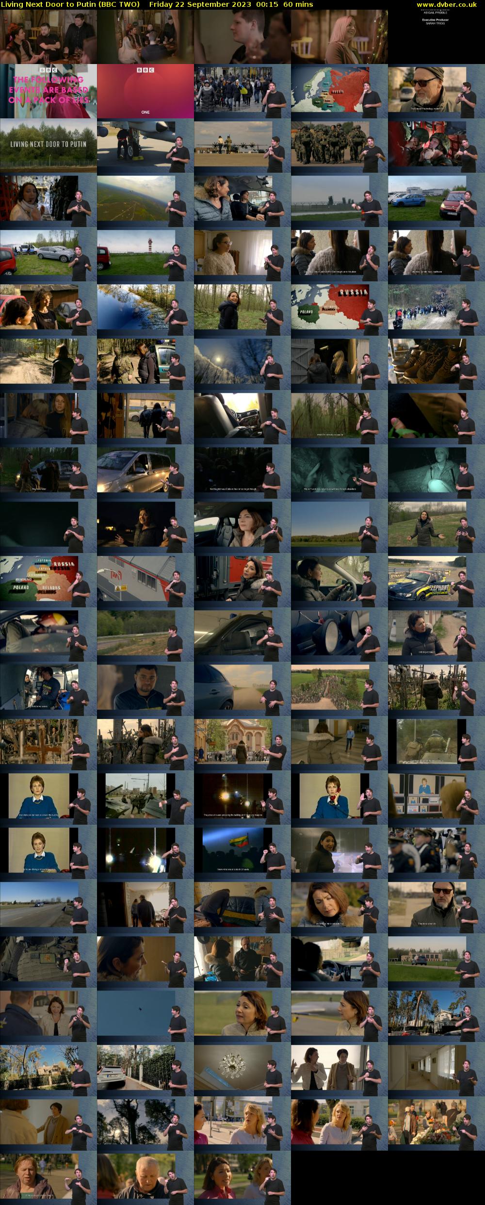 Living Next Door to Putin (BBC TWO) Friday 22 September 2023 00:15 - 01:15