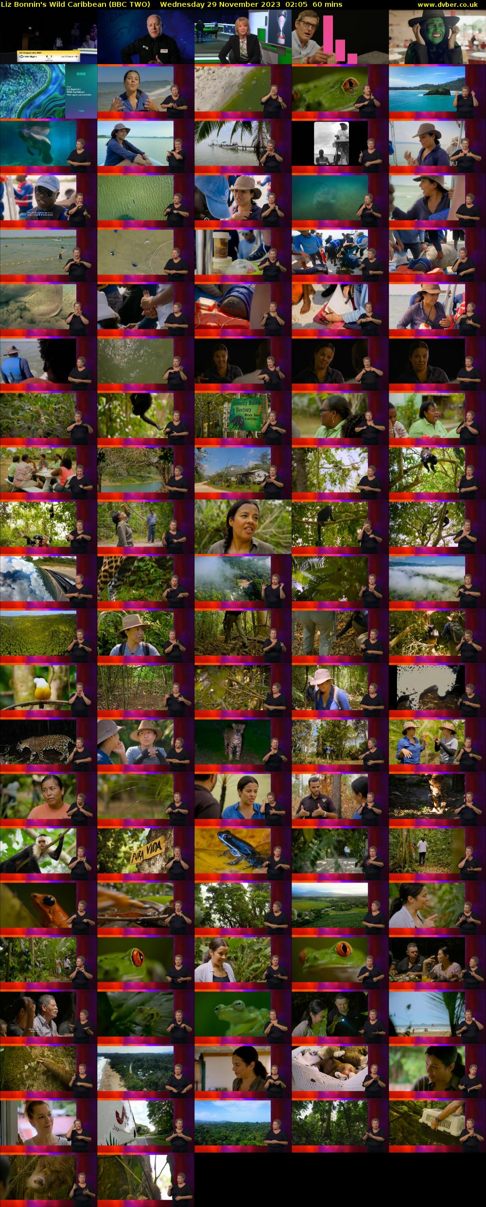 Liz Bonnin's Wild Caribbean (BBC TWO) Wednesday 29 November 2023 02:05 - 03:05