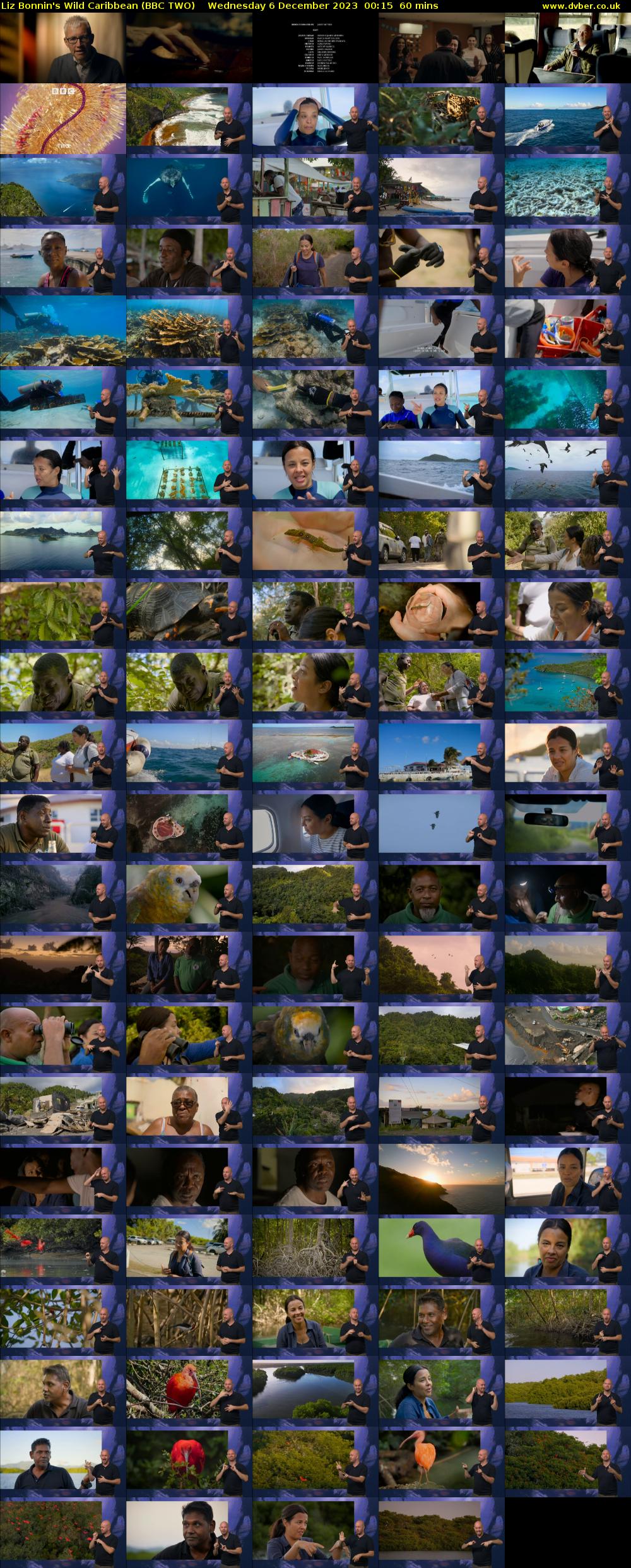 Liz Bonnin's Wild Caribbean (BBC TWO) Wednesday 6 December 2023 00:15 - 01:15