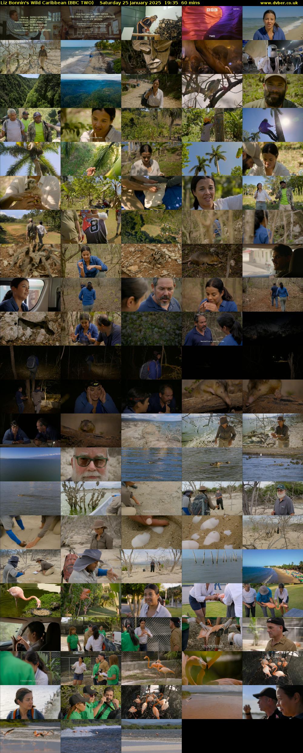 Liz Bonnin's Wild Caribbean (BBC TWO) Saturday 25 January 2025 19:35 - 20:35
