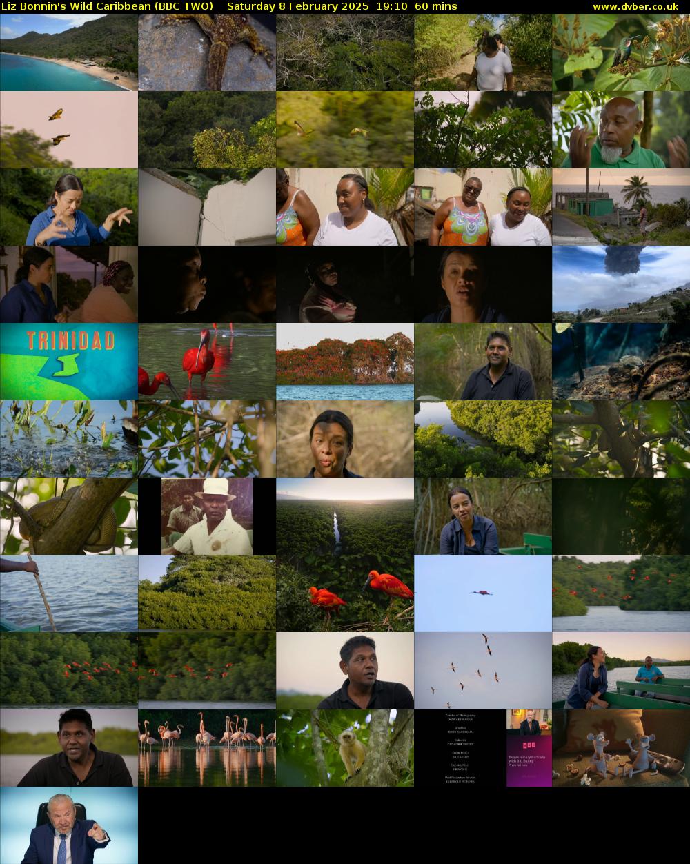 Liz Bonnin's Wild Caribbean (BBC TWO) Saturday 8 February 2025 19:10 - 20:10