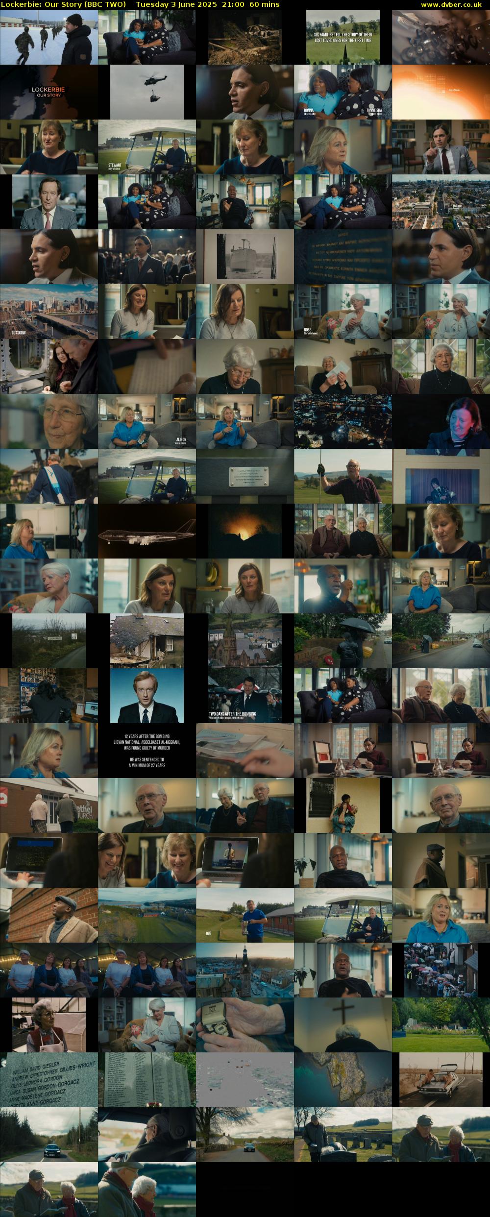Lockerbie: Our Story (BBC TWO) Tuesday 3 June 2025 21:00 - 22:00