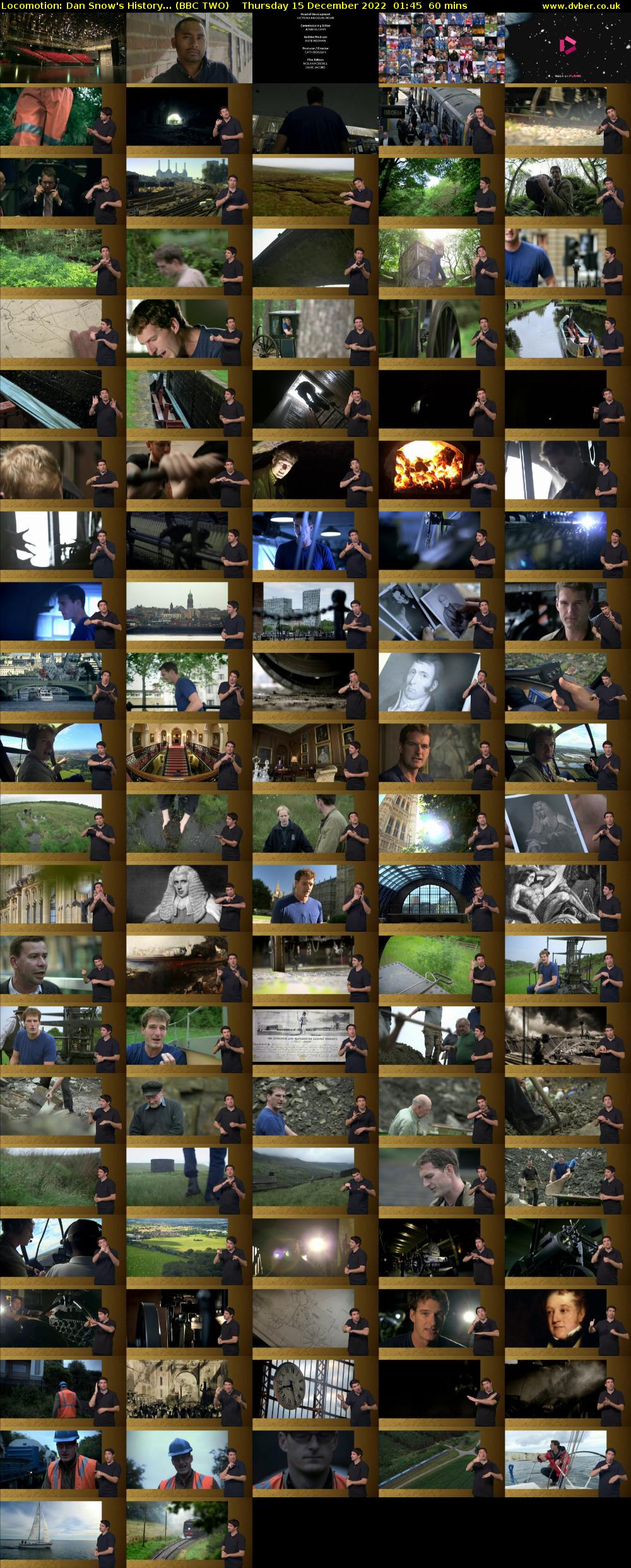 Locomotion: Dan Snow's History... (BBC TWO) Thursday 15 December 2022 01:45 - 02:45