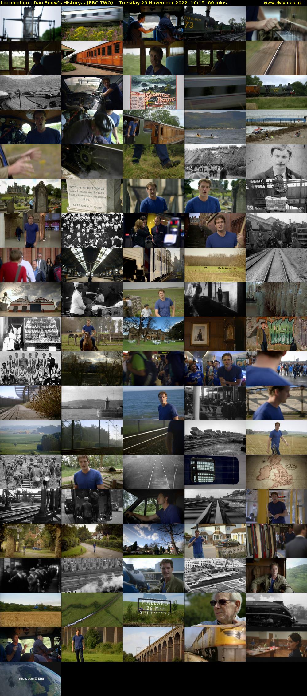 Locomotion - Dan Snow's History... (BBC TWO) Tuesday 29 November 2022 16:15 - 17:15