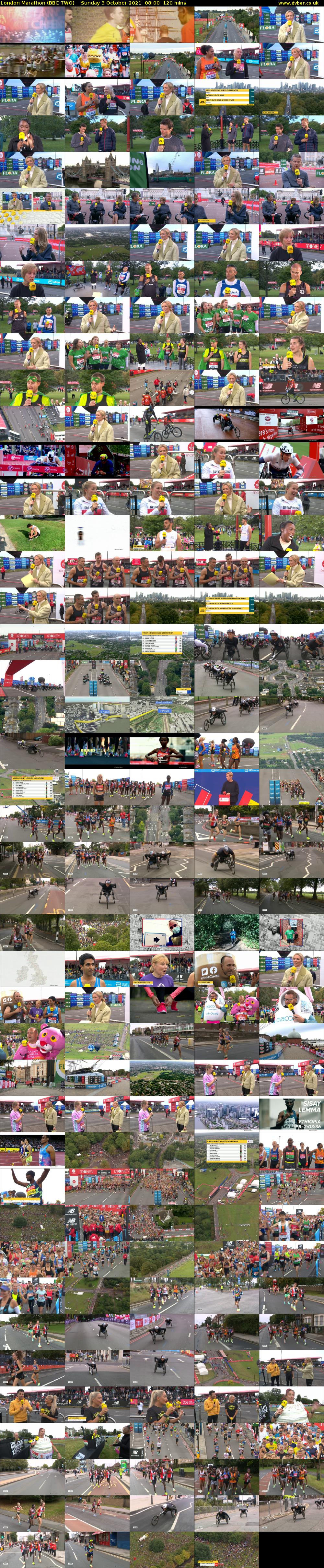 London Marathon (BBC TWO) Sunday 3 October 2021 08:00 - 10:00
