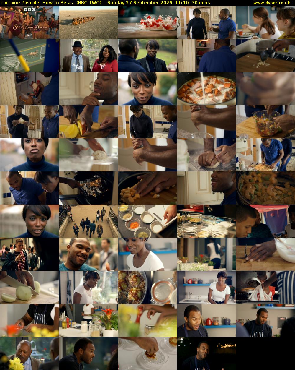 Lorraine Pascale: How to Be a... (BBC TWO) Sunday 27 September 2026 11:10 - 11:40
