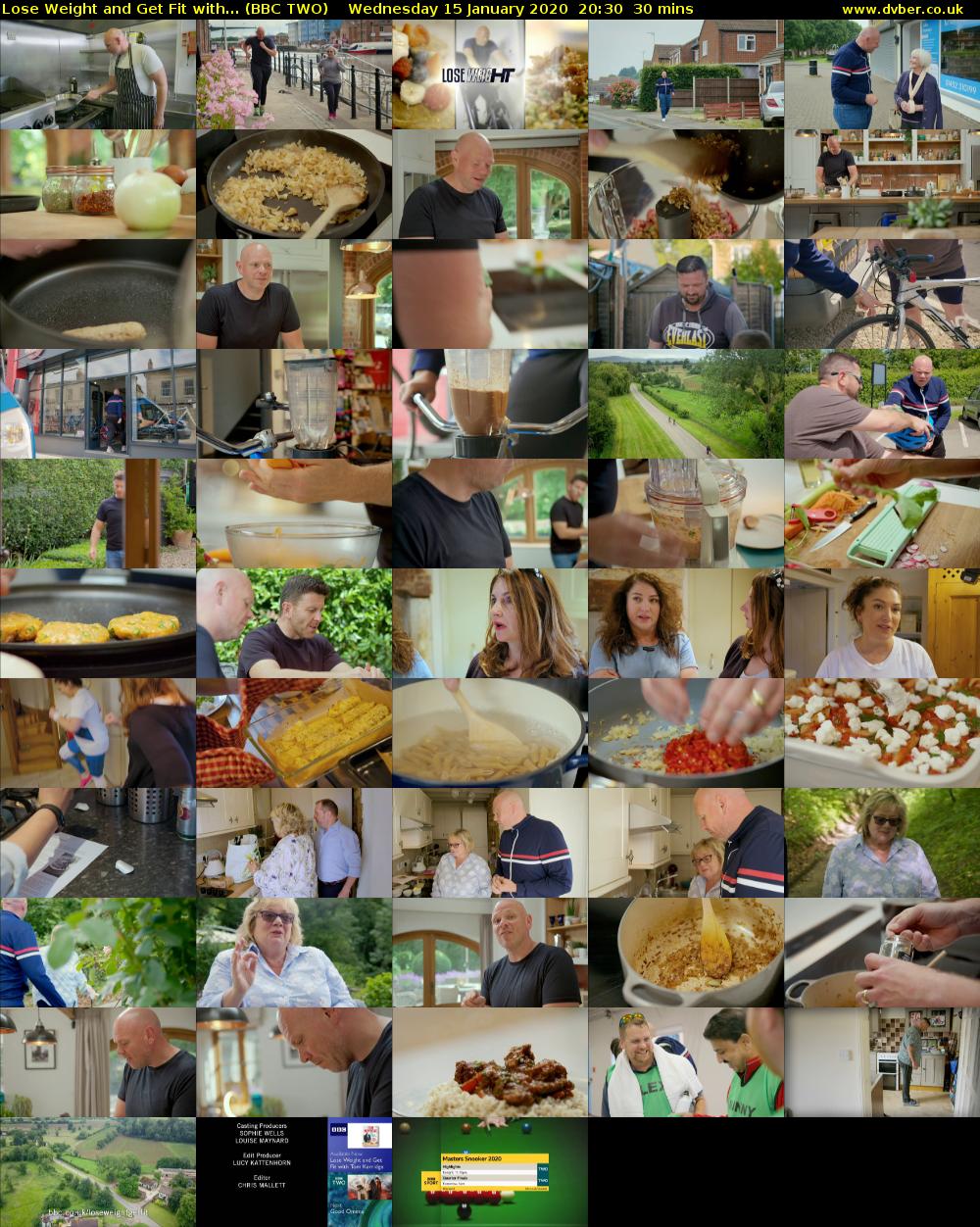 Lose Weight and Get Fit with... (BBC TWO) Wednesday 15 January 2020 20:30 - 21:00