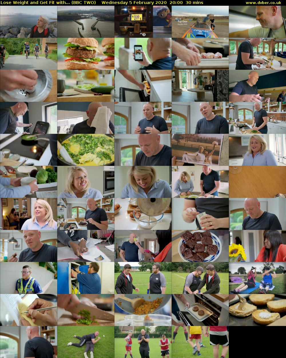 Lose Weight and Get Fit with... (BBC TWO) Wednesday 5 February 2020 20:00 - 20:30