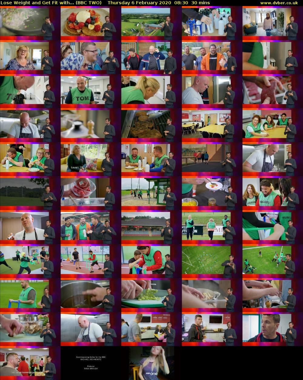 Lose Weight and Get Fit with... (BBC TWO) Thursday 6 February 2020 08:30 - 09:00