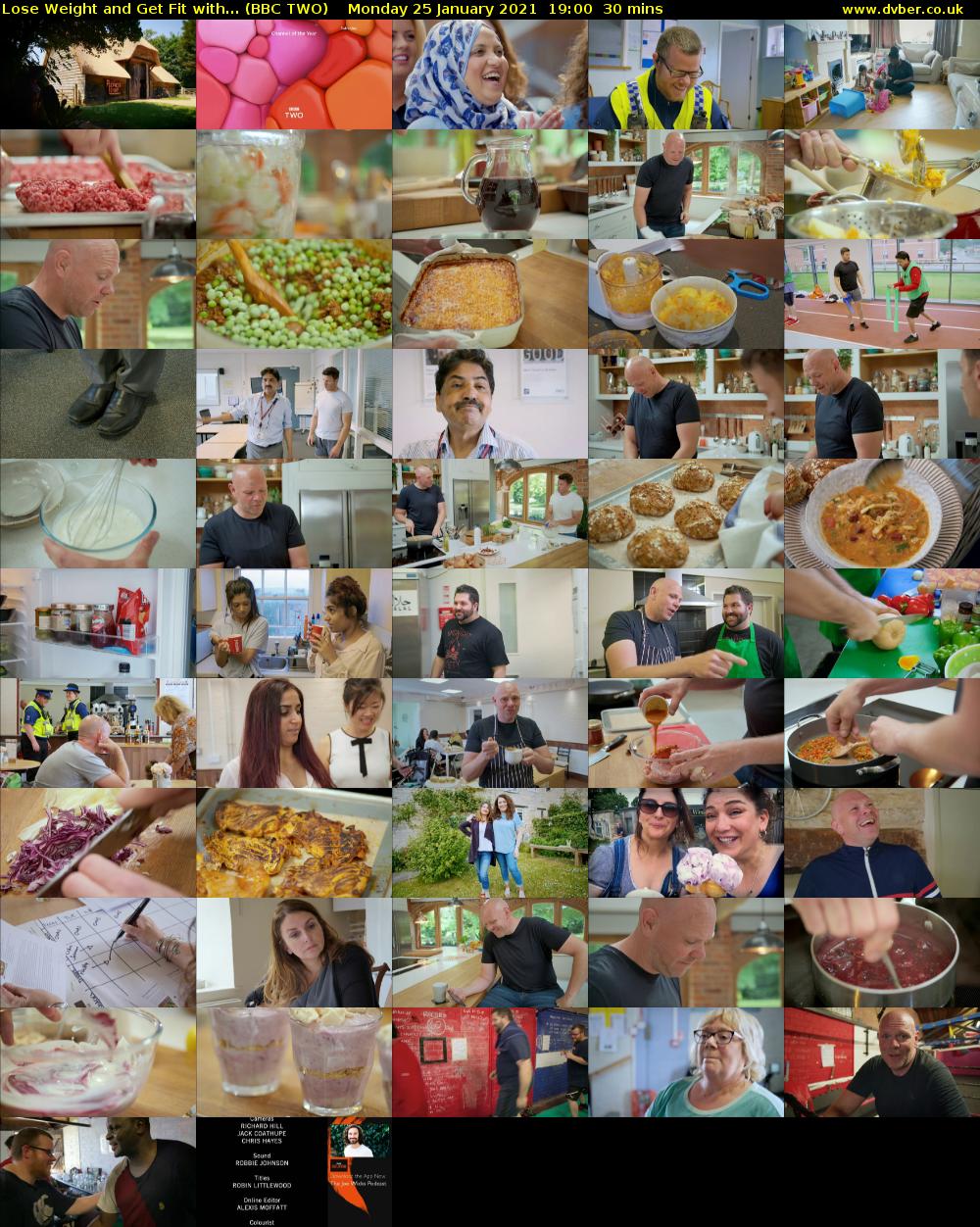 Lose Weight and Get Fit with... (BBC TWO) Monday 25 January 2021 19:00 - 19:30