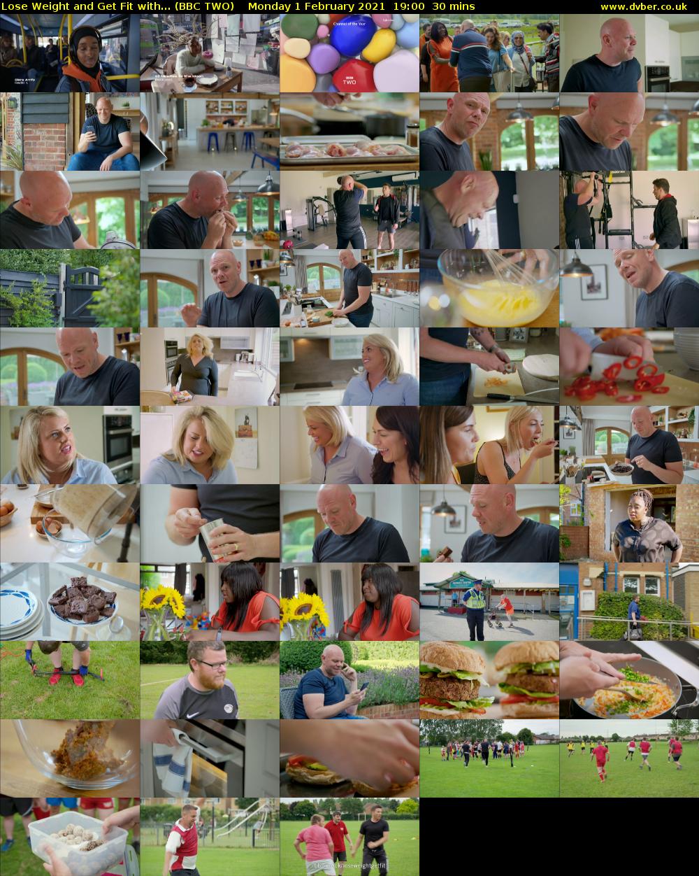 Lose Weight and Get Fit with... (BBC TWO) Monday 1 February 2021 19:00 - 19:30