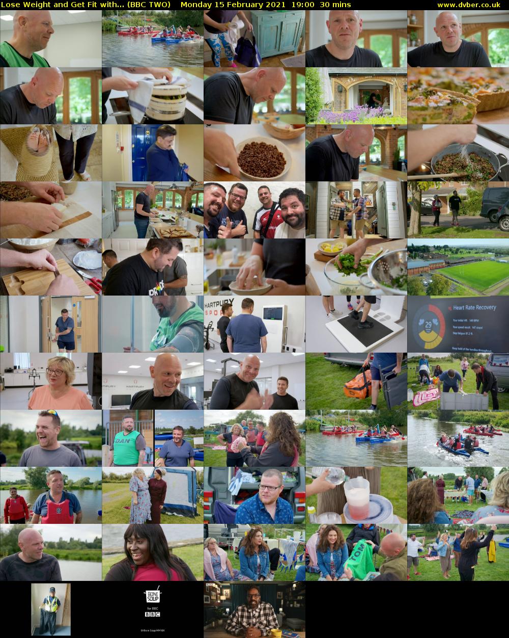Lose Weight and Get Fit with... (BBC TWO) Monday 15 February 2021 19:00 - 19:30