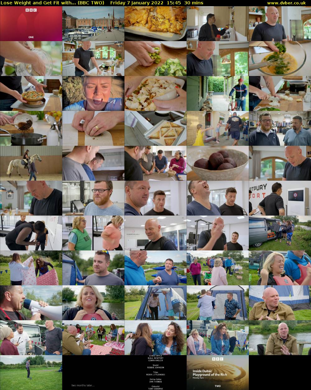 Lose Weight and Get Fit with... (BBC TWO) Friday 7 January 2022 15:45 - 16:15