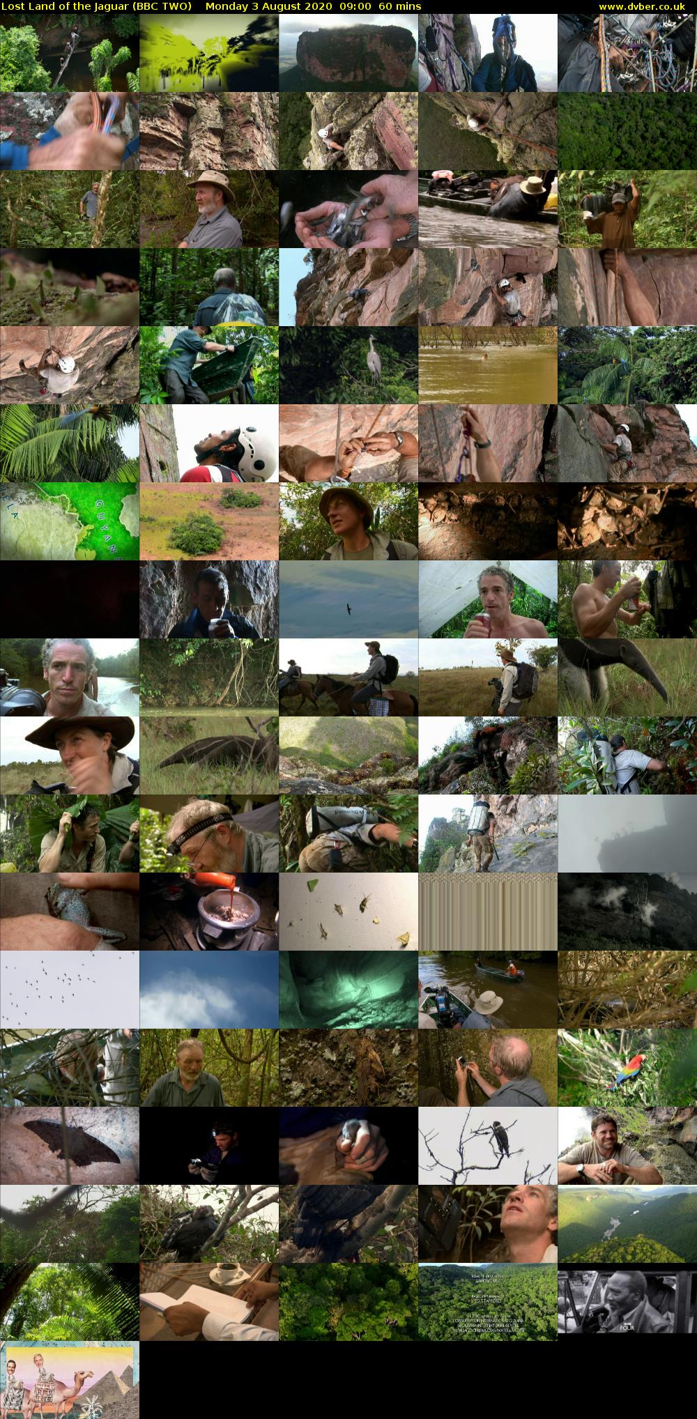 Lost Land of the Jaguar (BBC TWO) Monday 3 August 2020 09:00 - 10:00