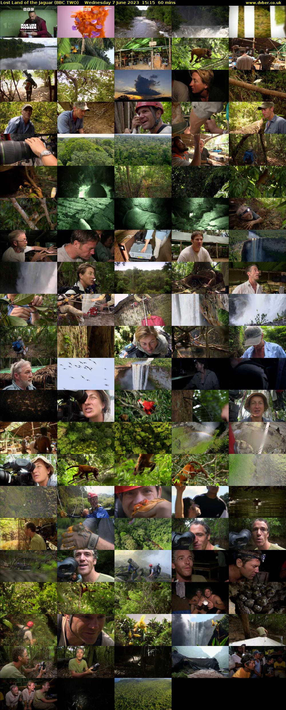 Lost Land of the Jaguar (BBC TWO) Wednesday 7 June 2023 15:15 - 16:15