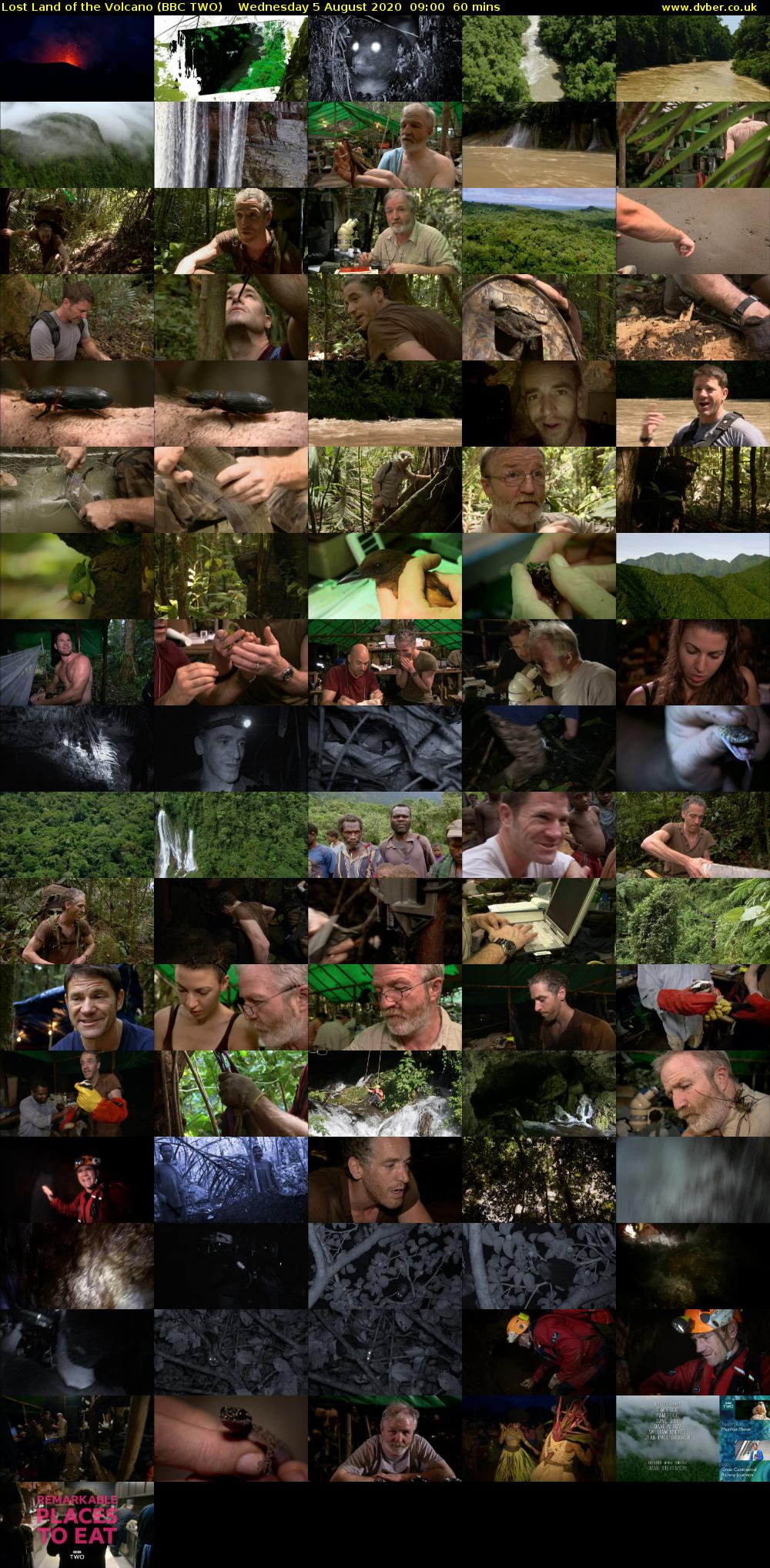 Lost Land of the Volcano (BBC TWO) Wednesday 5 August 2020 09:00 - 10:00