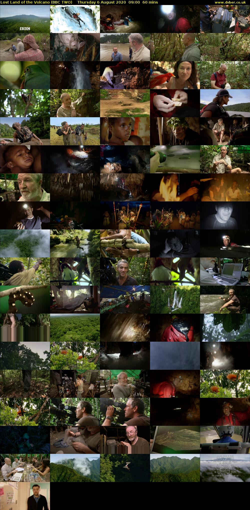 Lost Land of the Volcano (BBC TWO) Thursday 6 August 2020 09:00 - 10:00