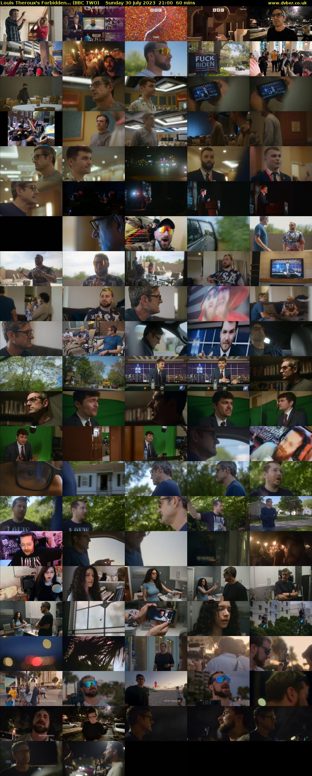 Louis Theroux's Forbidden... (BBC TWO) Sunday 30 July 2023 21:00 - 22:00