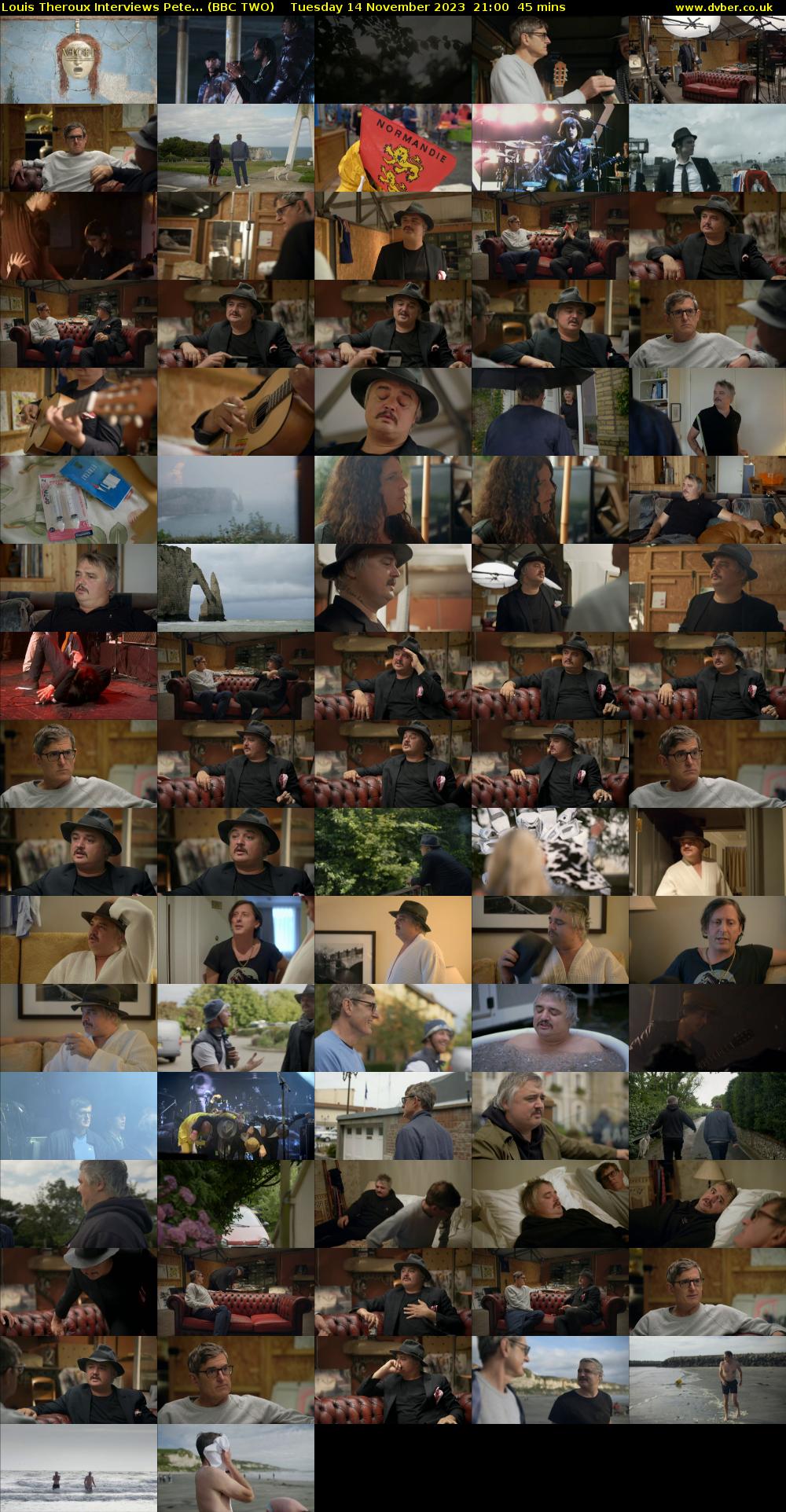 Louis Theroux Interviews Pete... (BBC TWO) Tuesday 14 November 2023 21:00 - 21:45