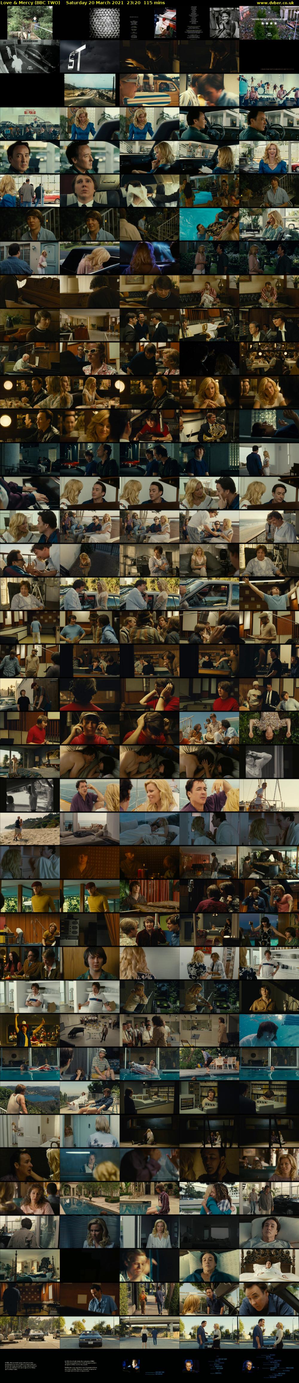 Love & Mercy (BBC TWO) Saturday 20 March 2021 23:20 - 01:15