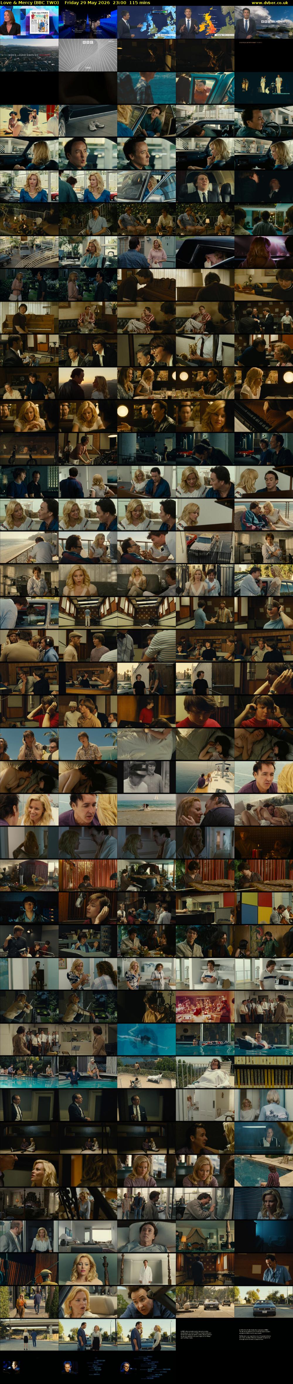 Love & Mercy (BBC TWO) Friday 29 May 2026 23:00 - 00:55