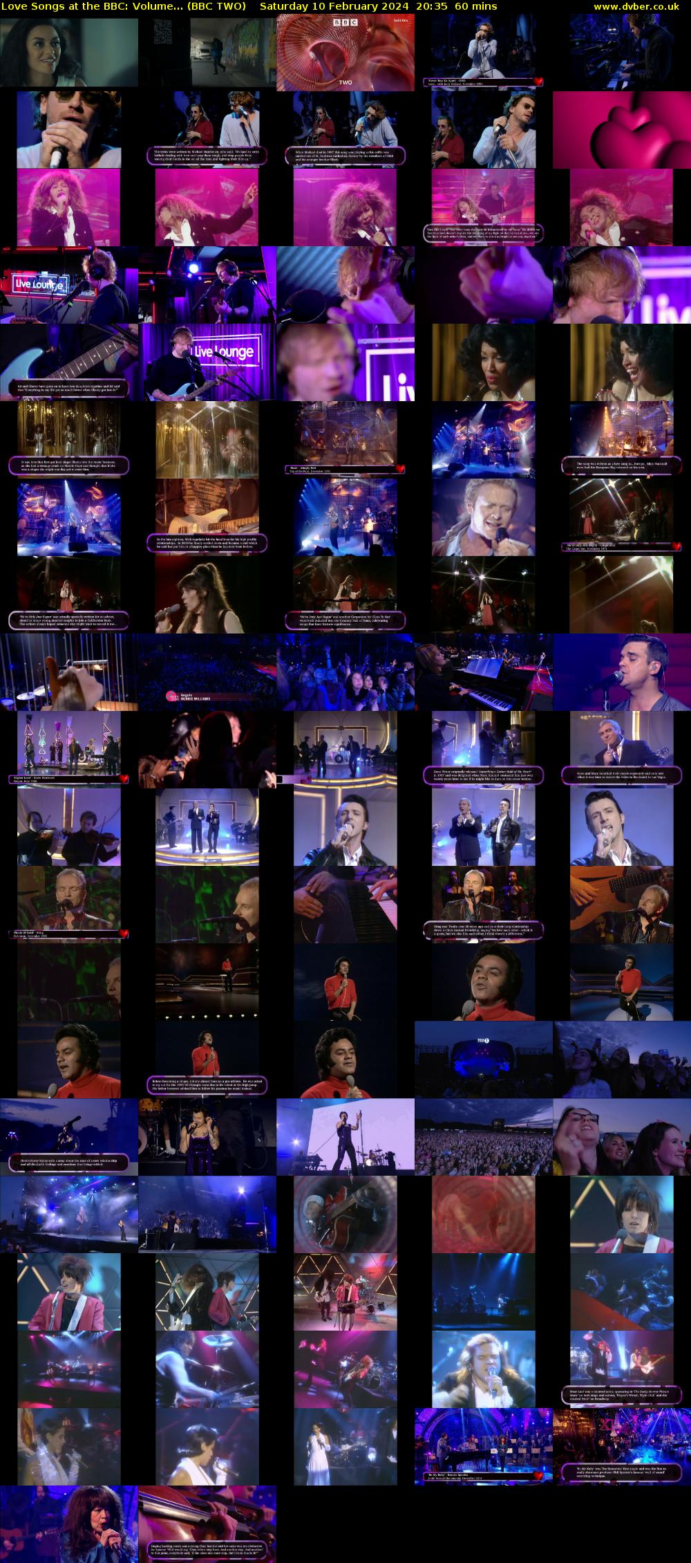 Love Songs at the BBC: Volume... (BBC TWO) Saturday 10 February 2024 20:35 - 21:35