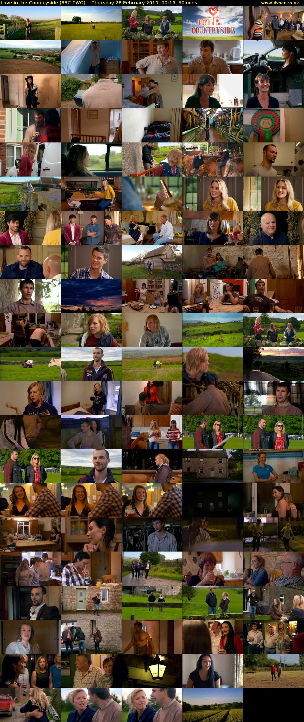 Love in the Countryside (BBC TWO) Thursday 28 February 2019 00:15 - 01:15