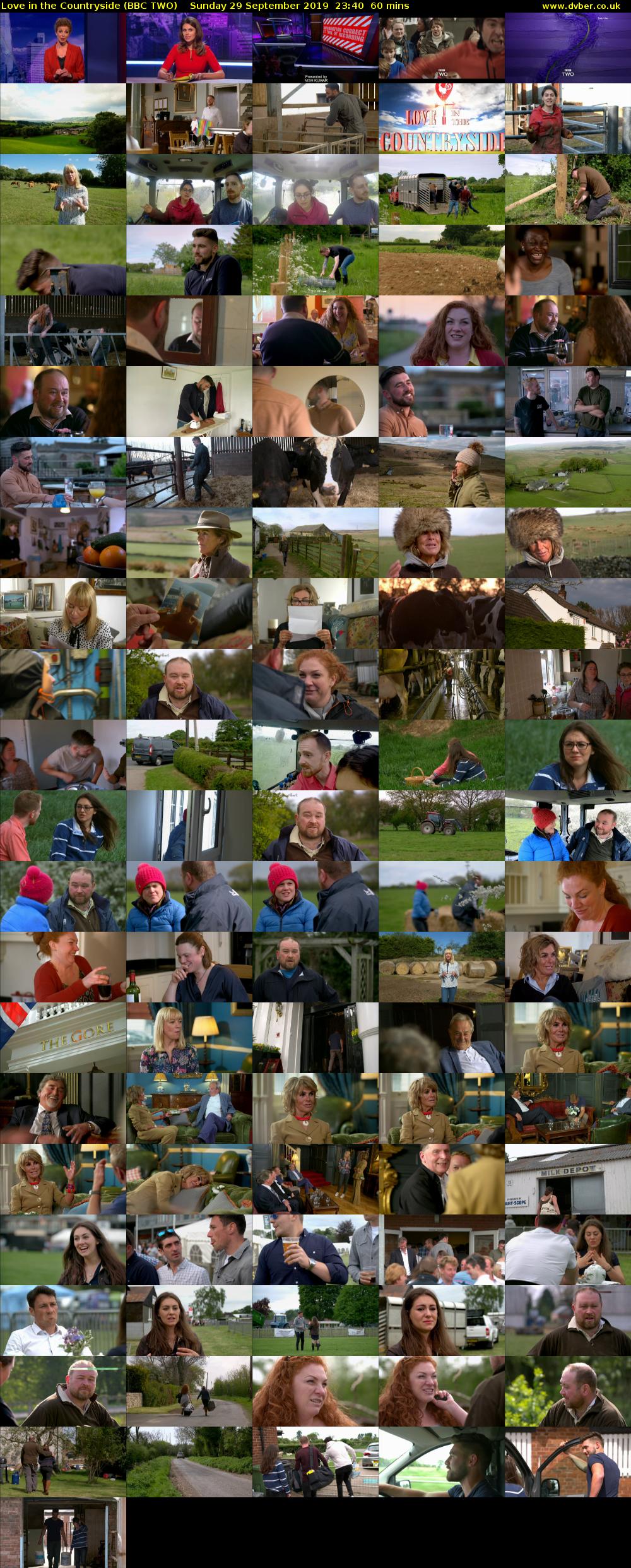 Love in the Countryside (BBC TWO) Sunday 29 September 2019 23:40 - 00:40