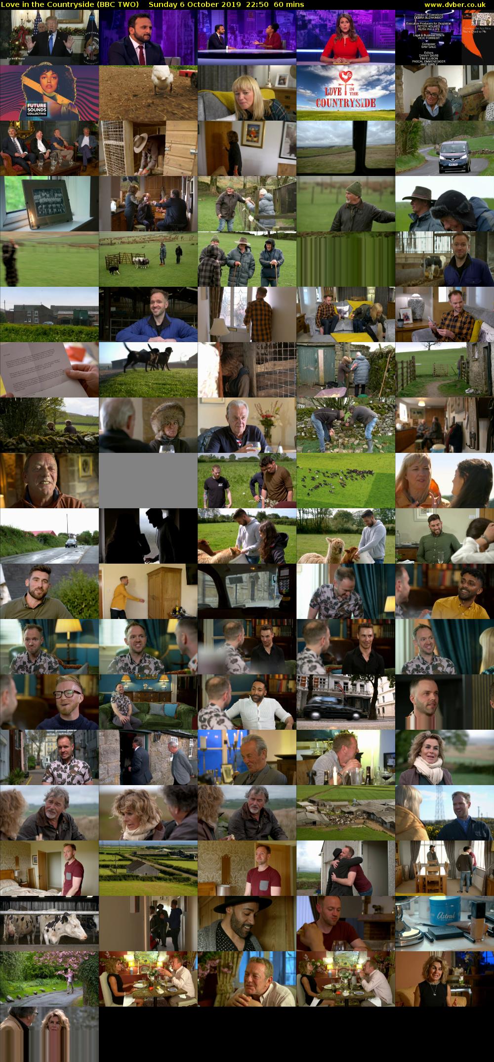 Love in the Countryside (BBC TWO) Sunday 6 October 2019 22:50 - 23:50