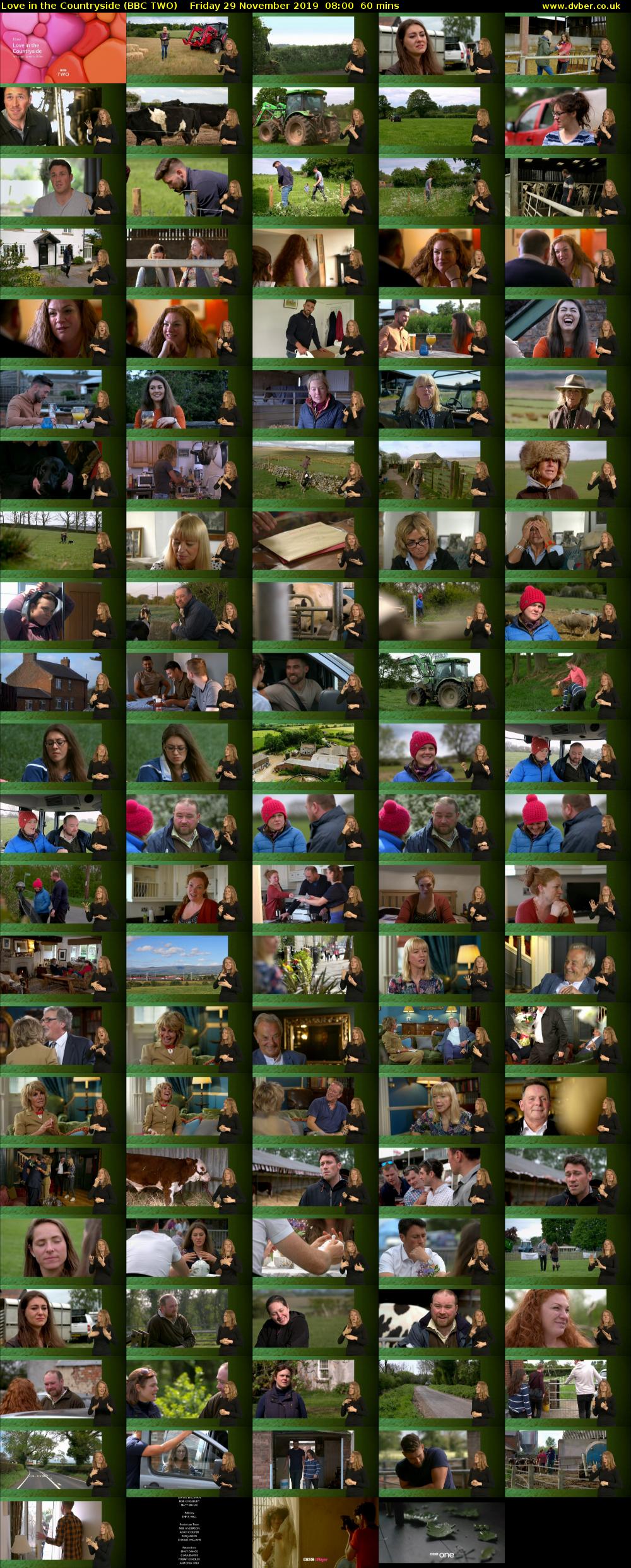 Love in the Countryside (BBC TWO) Friday 29 November 2019 08:00 - 09:00