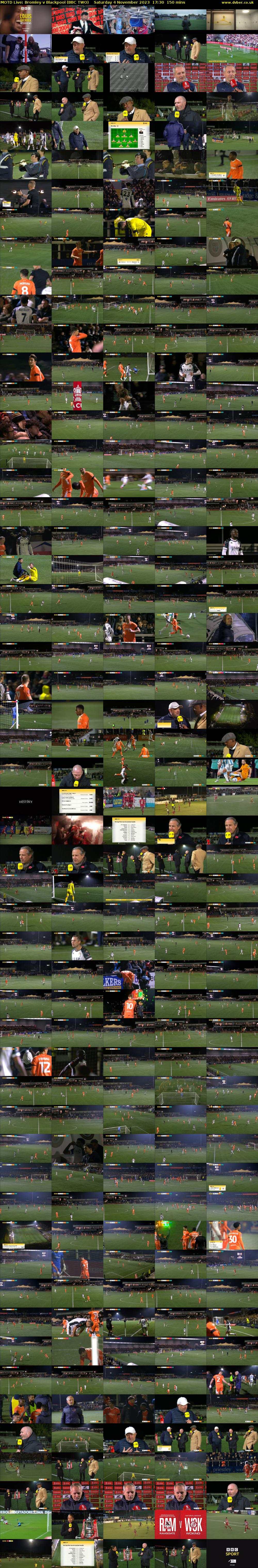 MOTD Live: Bromley v Blackpool (BBC TWO) Saturday 4 November 2023 17:30 - 20:00